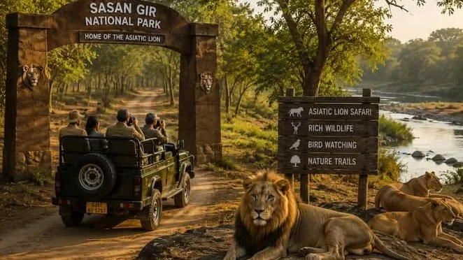 Sasan Gir Wildlife Trail | Asiatic Lions & Forest Adventures